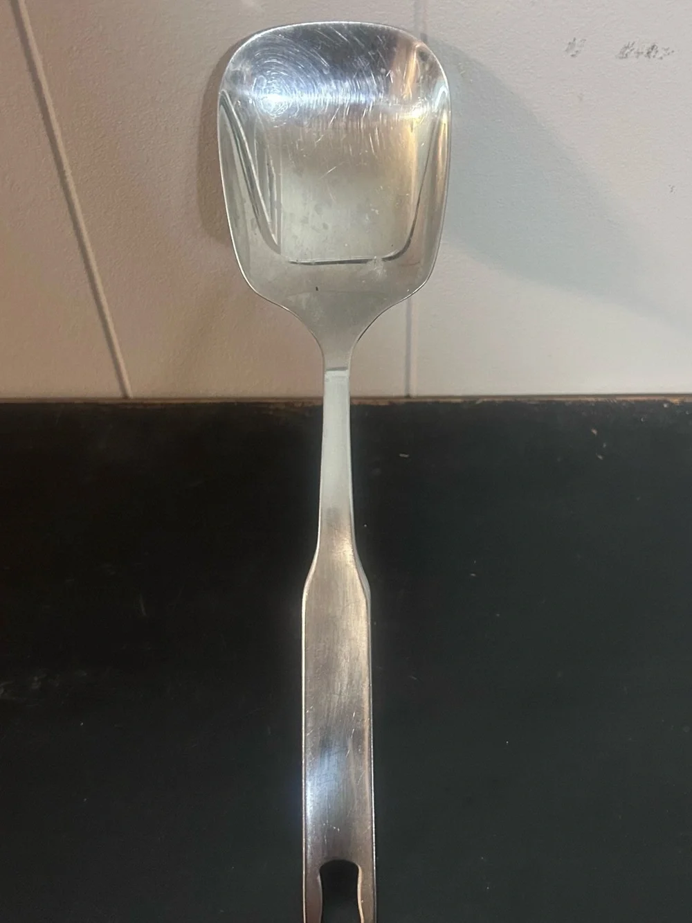 Vintage INOX Rostfrei Stainless Steel Utility Scoop Coffee Candy Flour Ice 9”